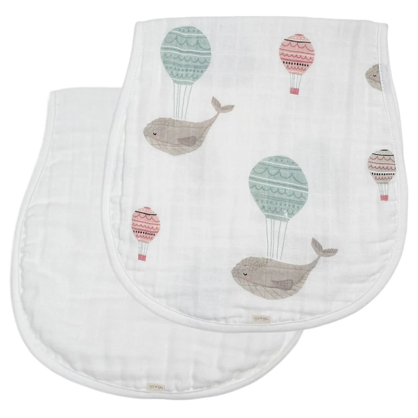 Bamboo Muslin Burp Cloth Set 2-Pack