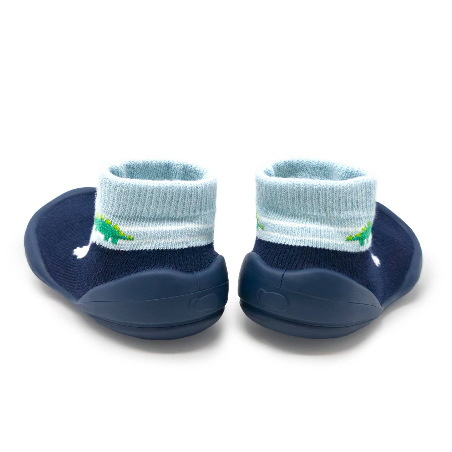 Komuello first walker baby sock shoes - Navy Dash