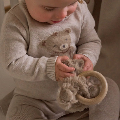 Elegant Baby TEDDY BEAR KNIT JUMPSUIT