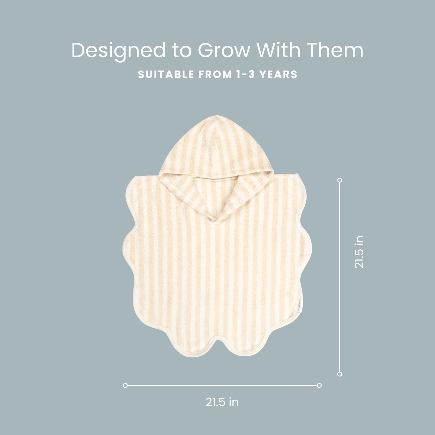 Snuggle Me Poncho Towel | Natural