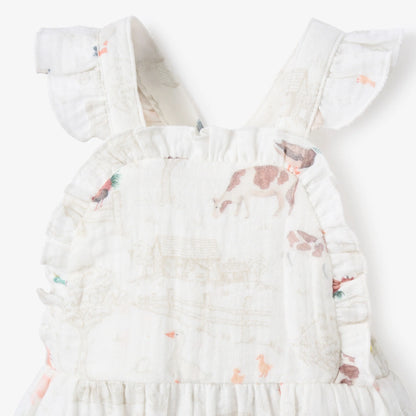 PETITE FARMSTEAD ORGANIC COTTON SUNSUIT