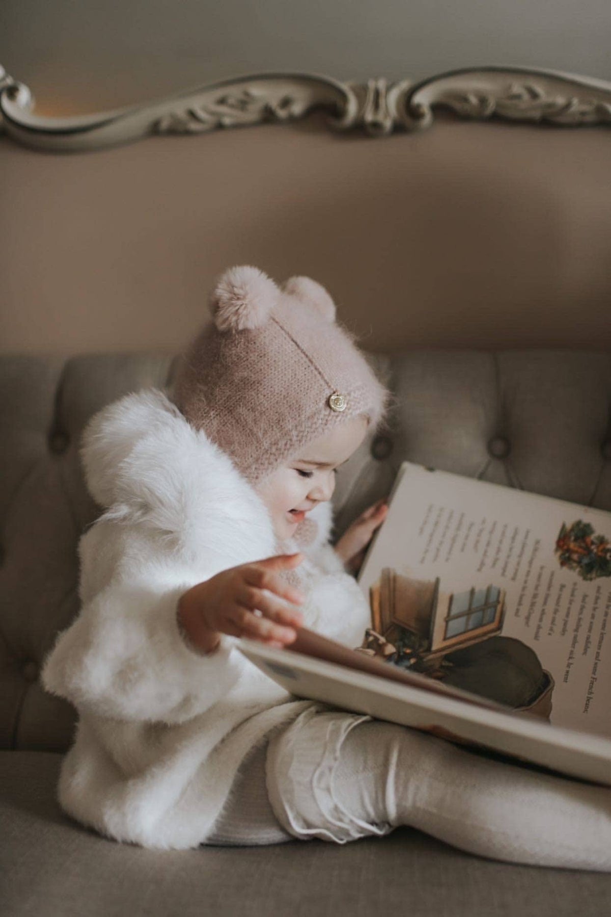 Cashmere Teddy Hat