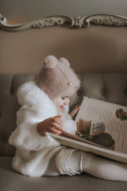 Cashmere Teddy Hat