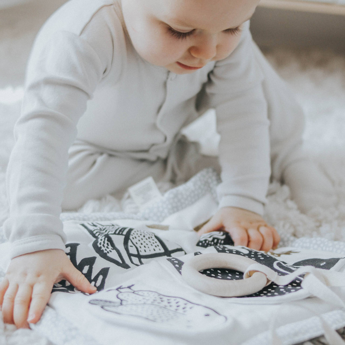 Organic Activity Pad for Baby - Woodland Animals
