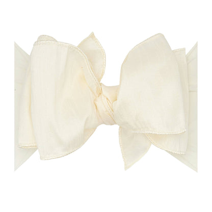 Baby Bling® Faux Silk Big Classic Bow on soft nylon headband