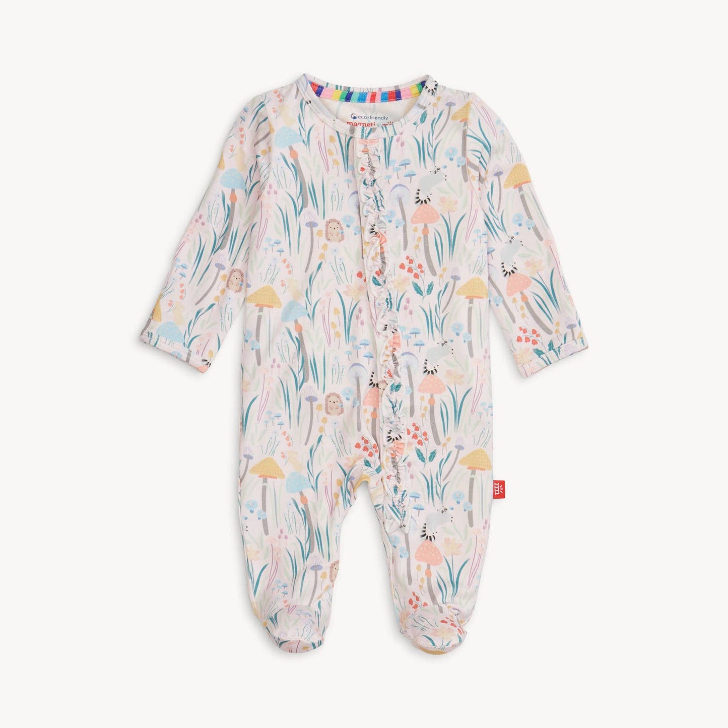 SHROOM AND BLOOM MODAL FOOTIE W/ RUFF