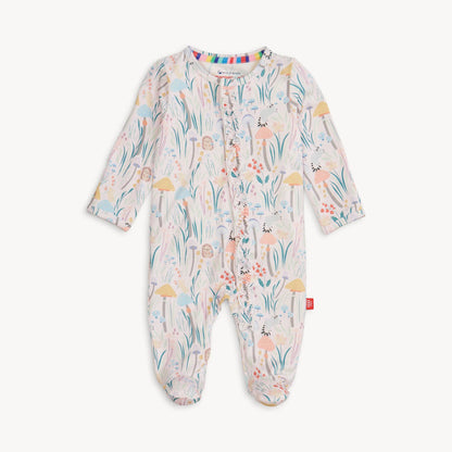 SHROOM AND BLOOM MODAL FOOTIE W/ RUFF