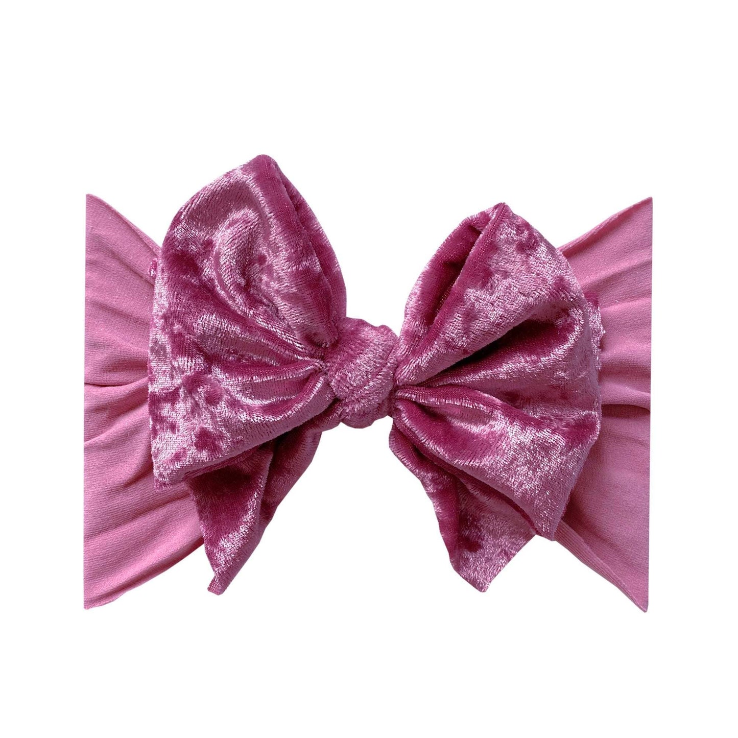 Baby Bling® Velvet FAB® soft nylon headband with velvet bow