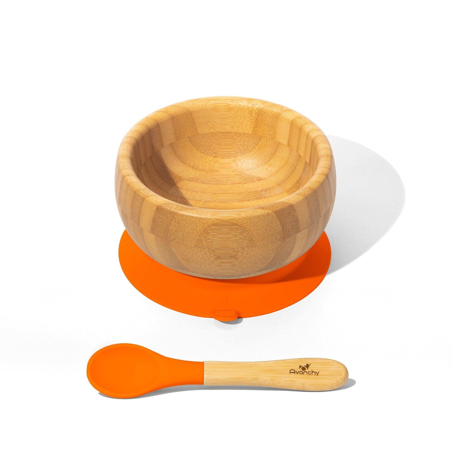 Baby Bowl + Spoon | Bamboo & Silicone: Blue