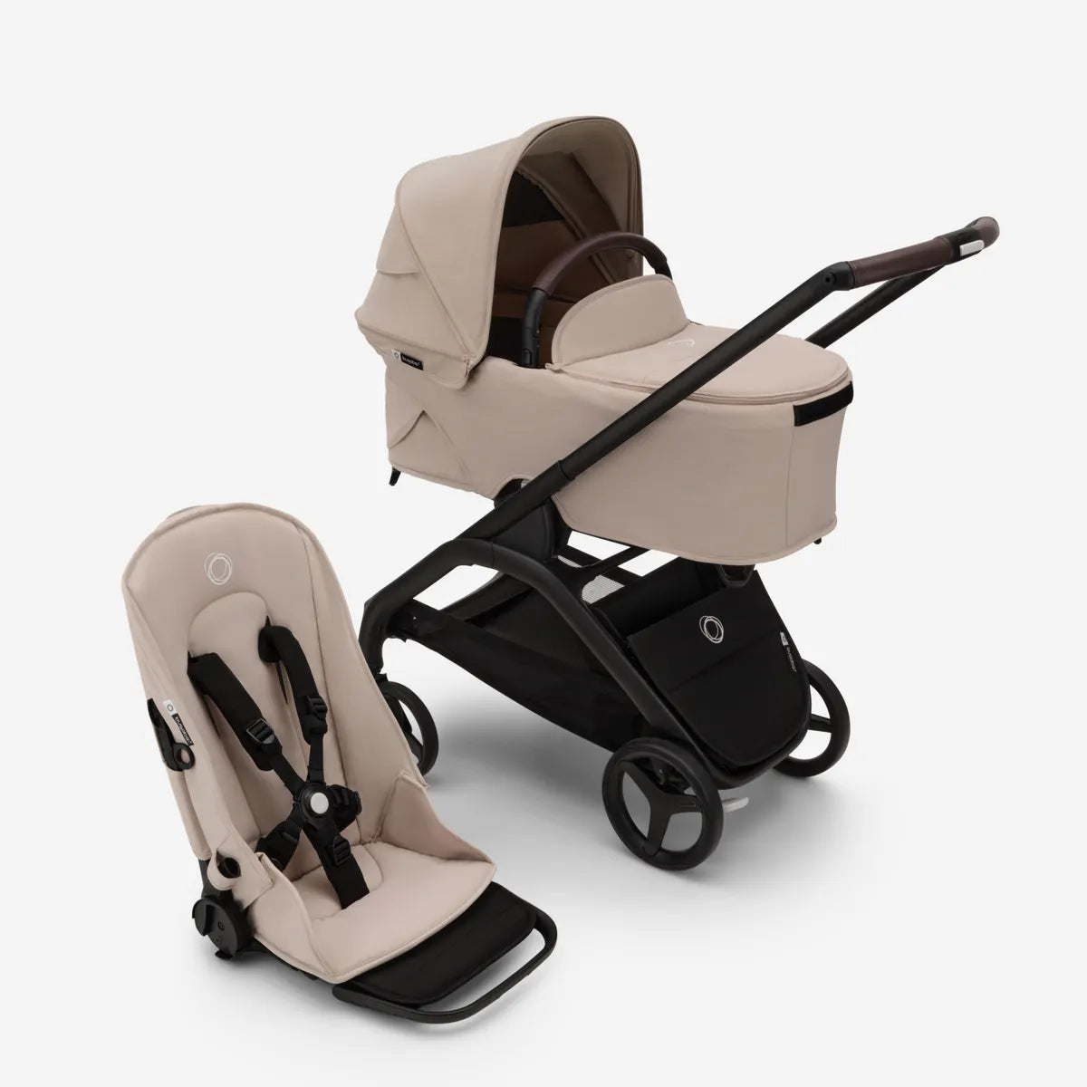 Bugaboo Dragonfly seat/bassinet complete