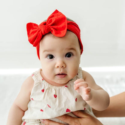 Baby Bling® Shabby Dot Knot soft nylon headband