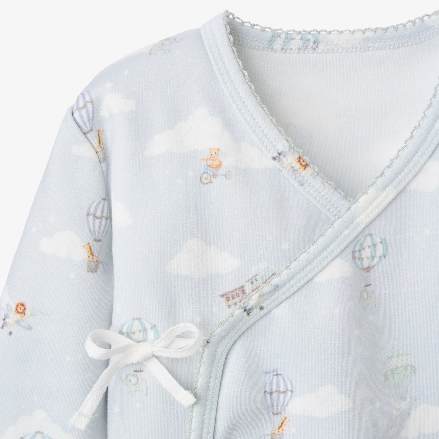 ELEGANT BABY UP & AWAY DOUBLE LAYERED COTTON LAYETTE SET