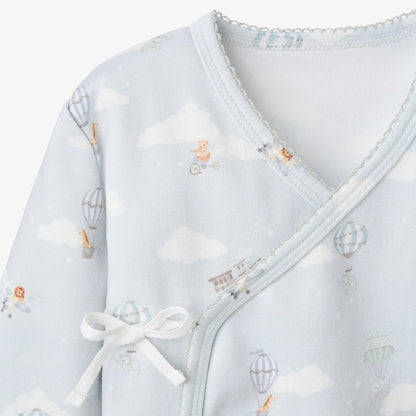 ELEGANT BABY UP & AWAY DOUBLE LAYERED COTTON LAYETTE SET