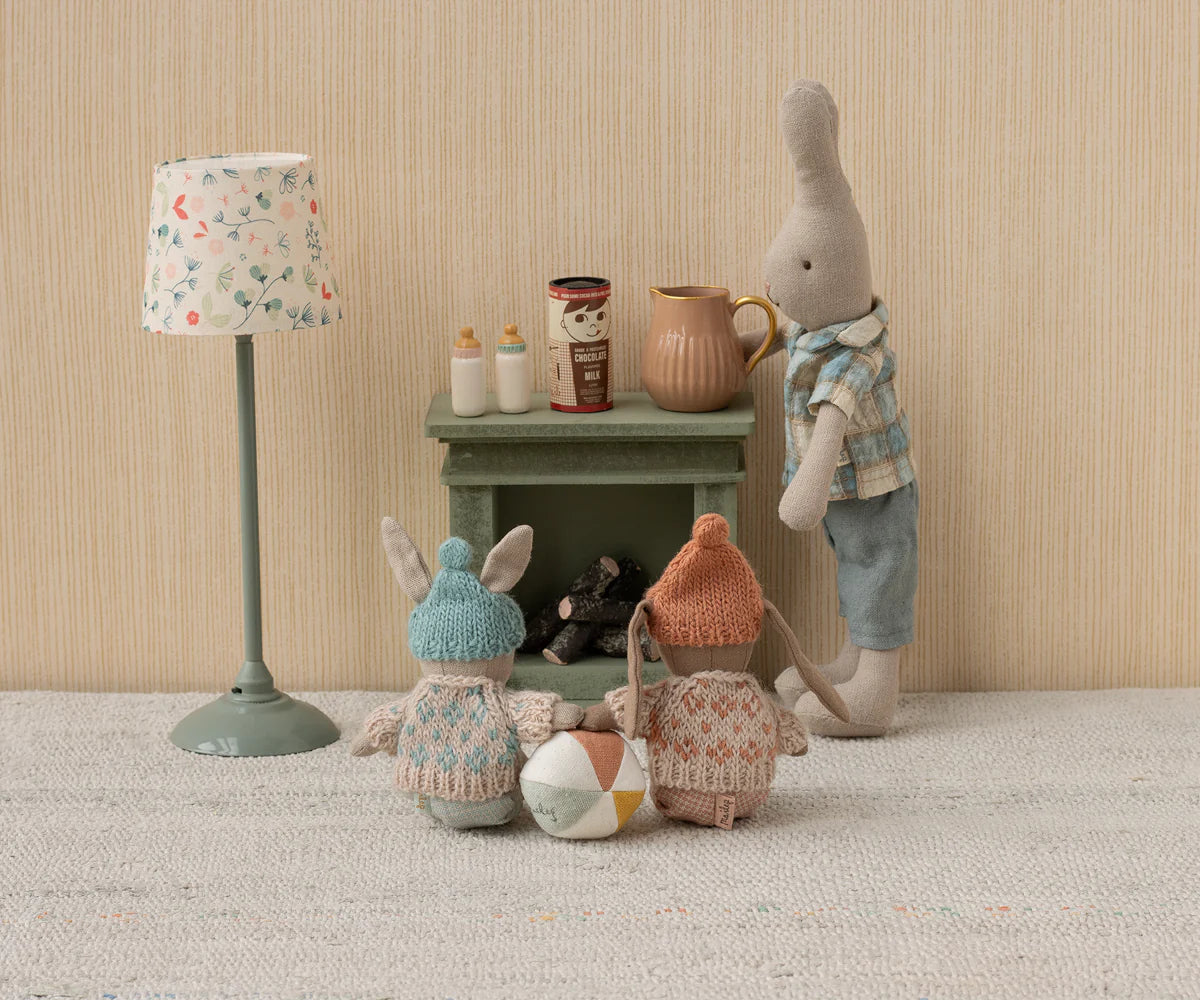 Maileg Fireplace Miniature - Dusty Green