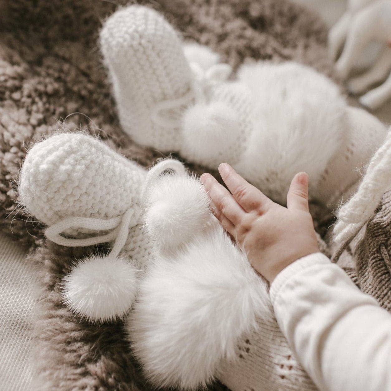 Angora Valenki Booties: Medium