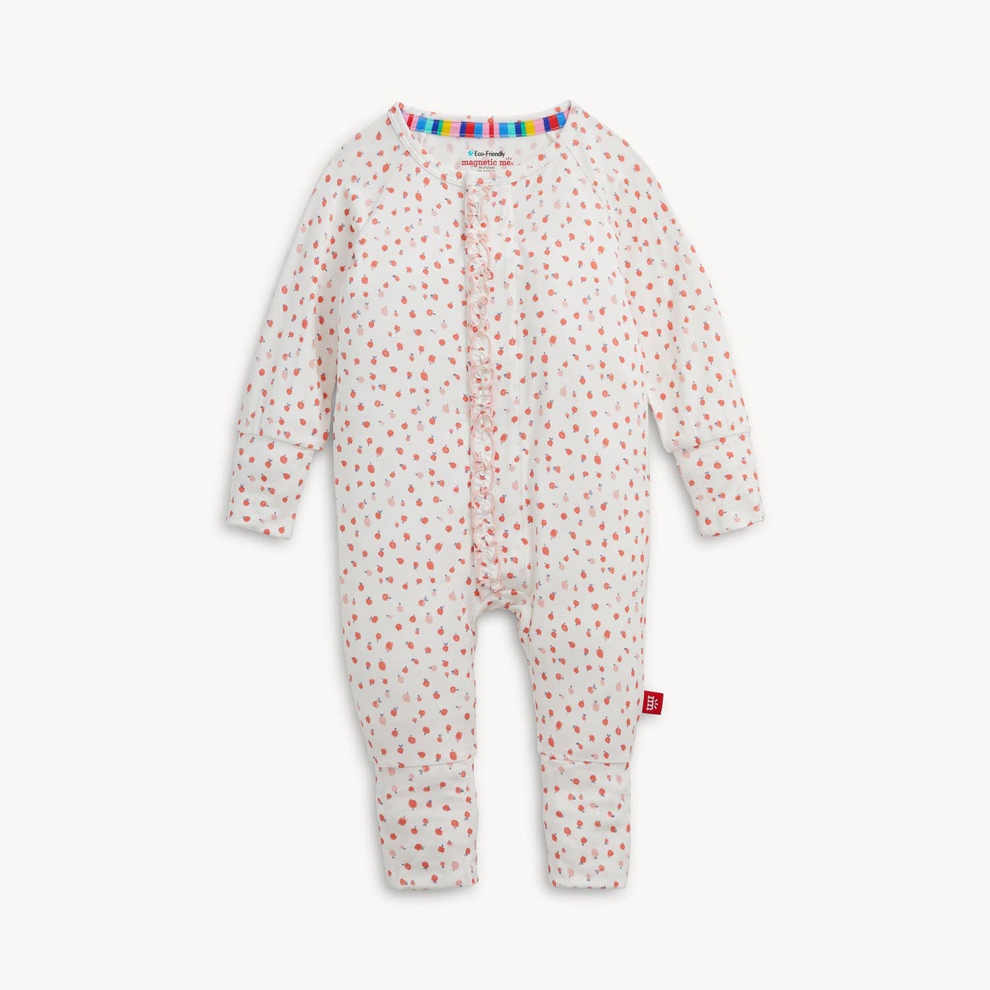APPLE BLOSSOM MODAL RUFFLE CONV COVERALL
