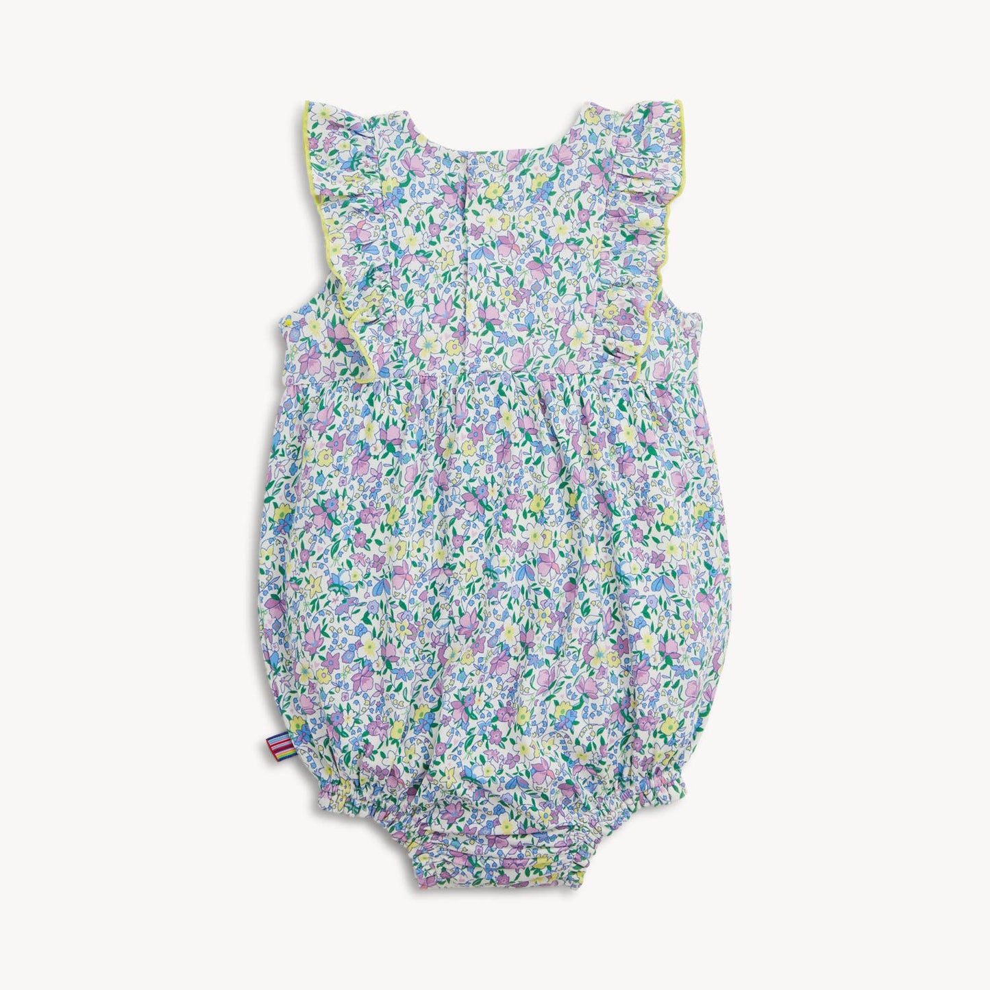 LAVINIA MODAL MAGNETIC RUFFLE BUBBLE ROMPER