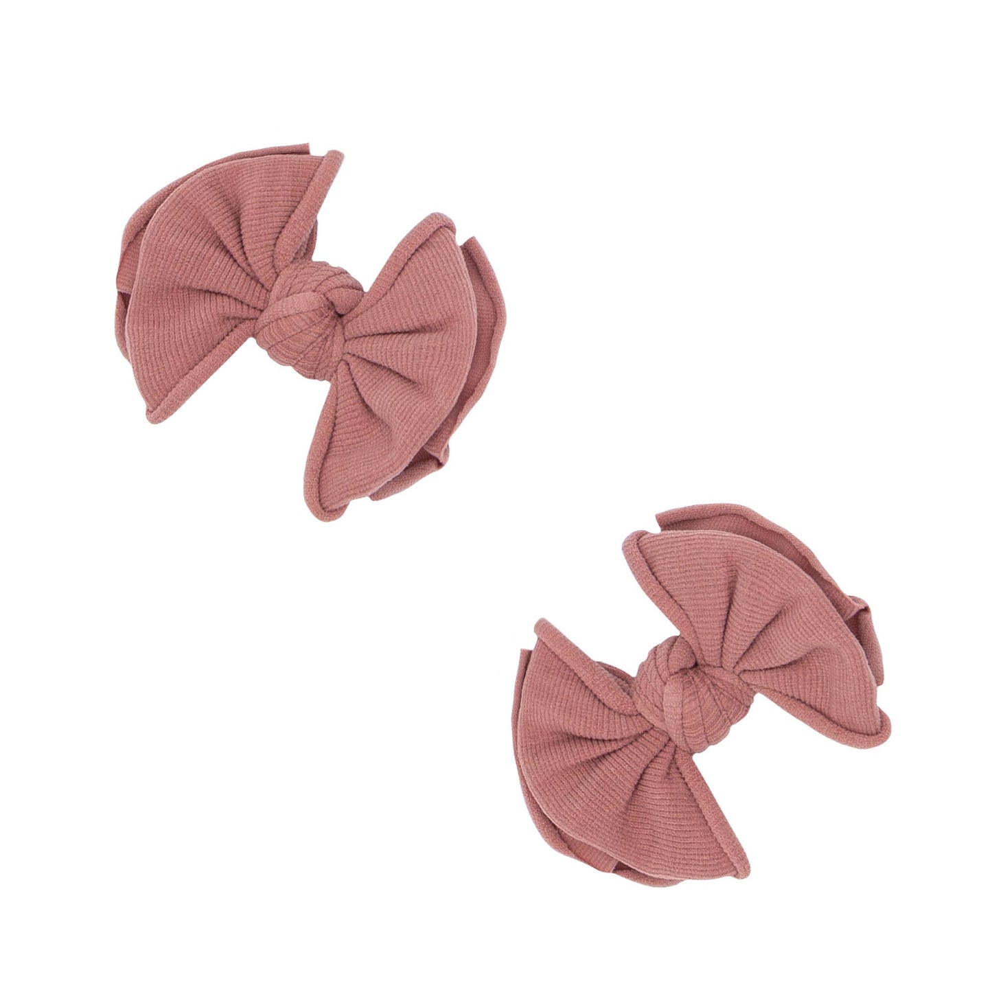 Baby Bling® 2-Pack Baby FAB® Clips soft nylon bow hair clips
