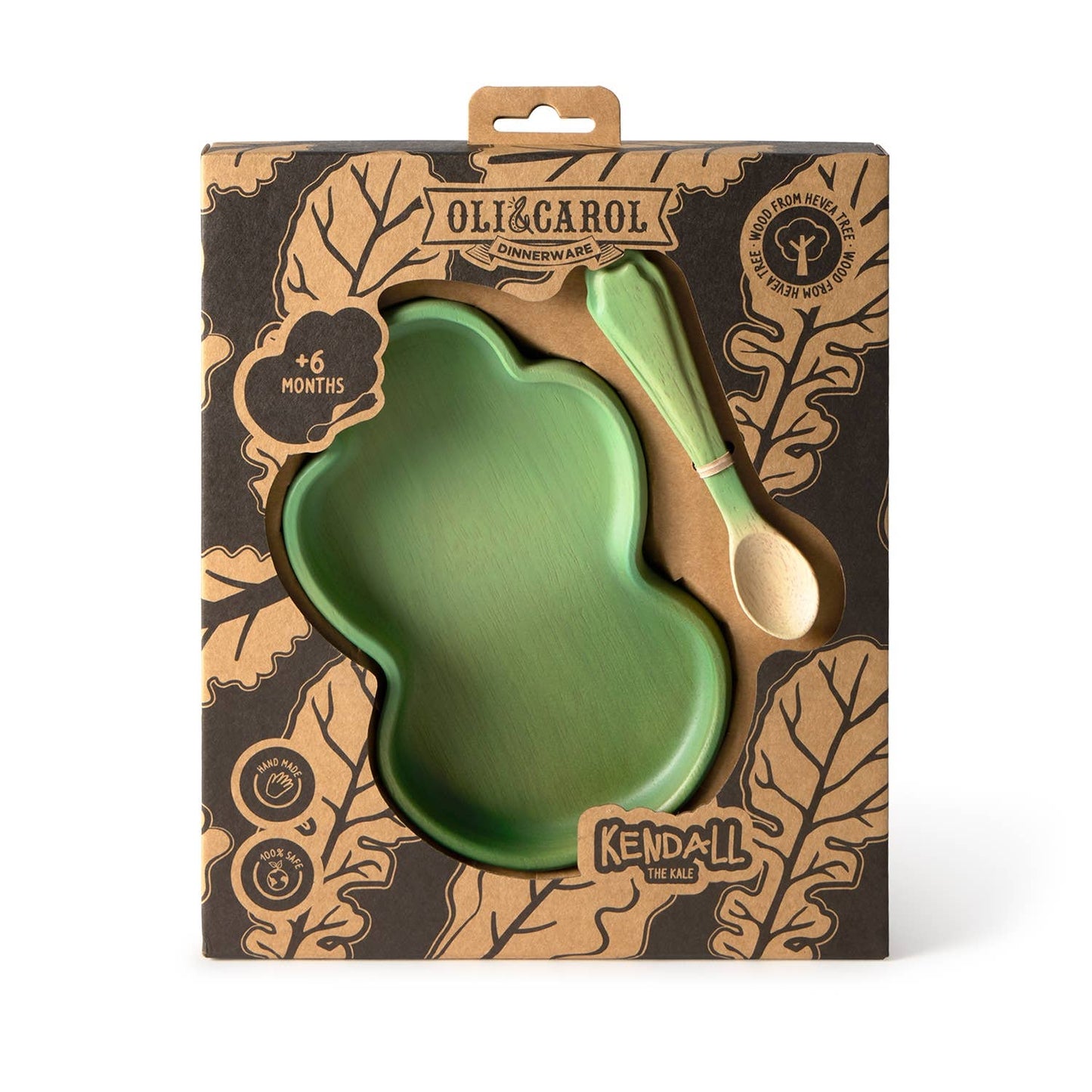 Kendall the Kale Plate & Spoon Set