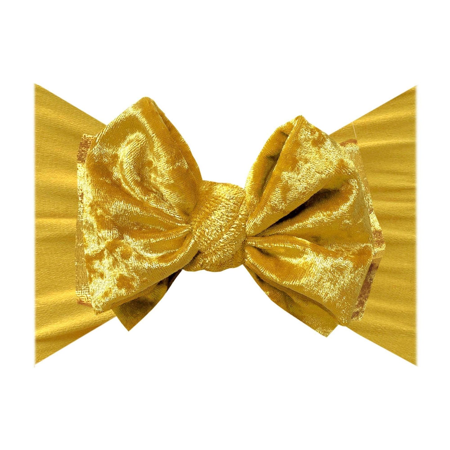Baby Bling® Velvet FAB® soft nylon headband with velvet bow