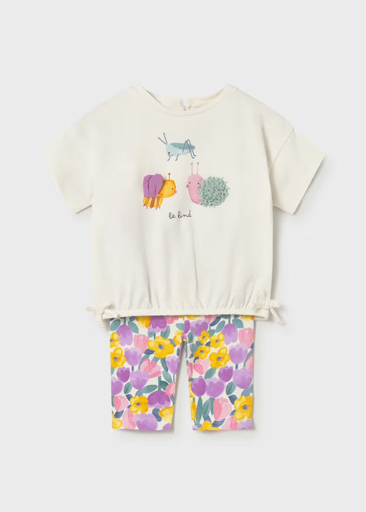Baby Printed Leggings and T-shirt Set 1753