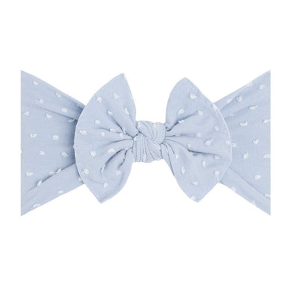Baby Bling® Shabby Dot Knot soft nylon headband