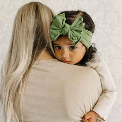 Baby Bling® FAB-BOW-LOUS® soft nylon bow headband