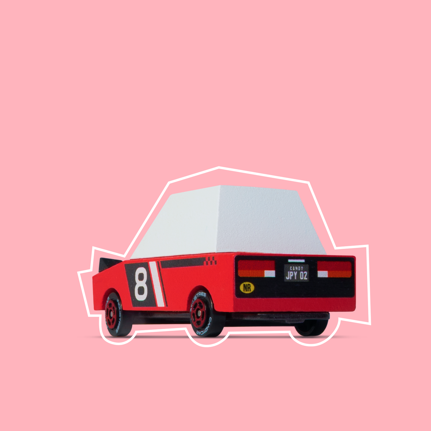 Hachigo Red TOONS™ Car