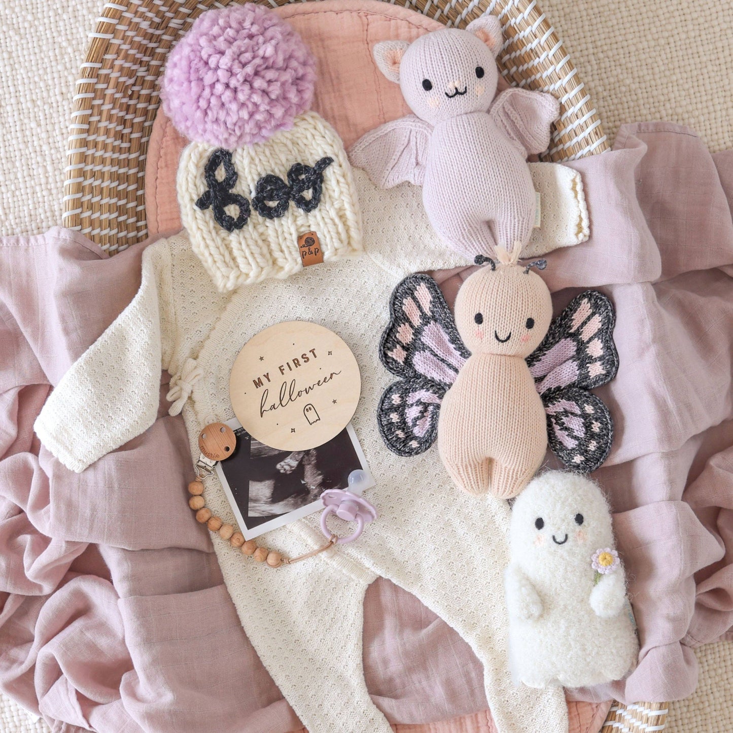 Cuddle & Kind Baby butterfly (peach)