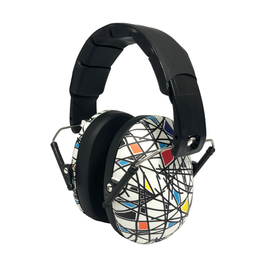 Banz Kids Hearing Protection Earmuffs - Prints: Sticks & Stones