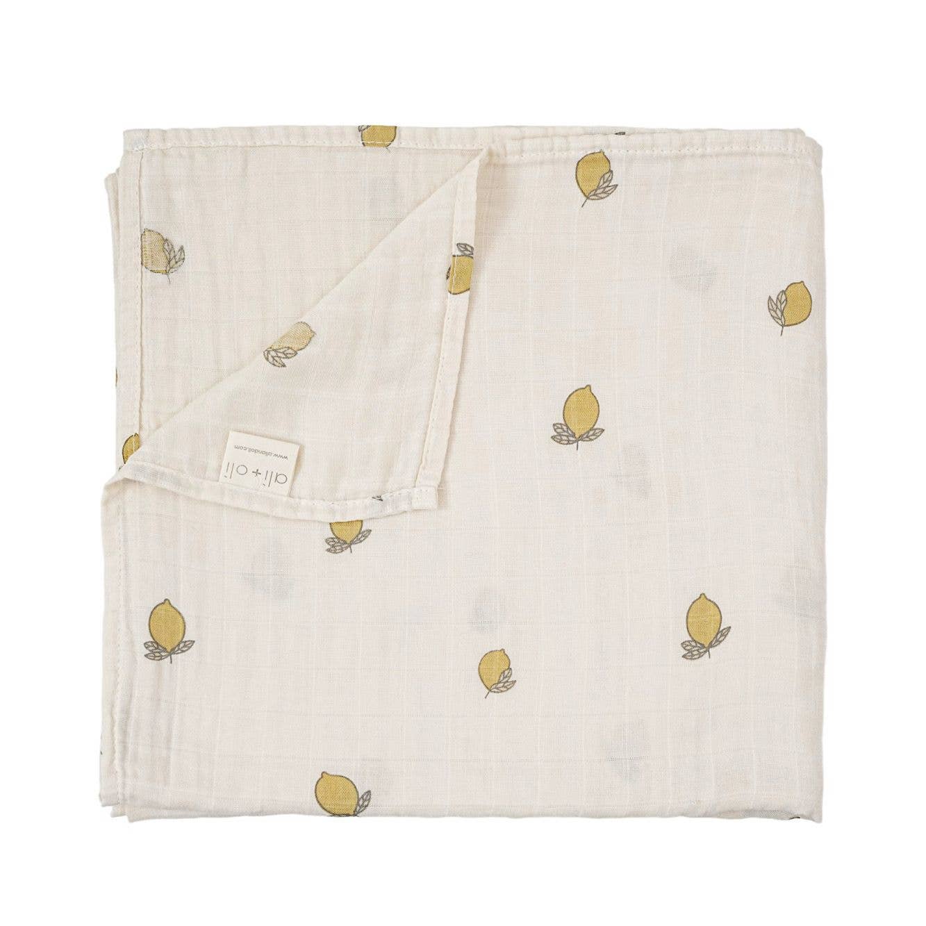 Ali+Oli Bamboo Muslin Swaddle Baby Blanket