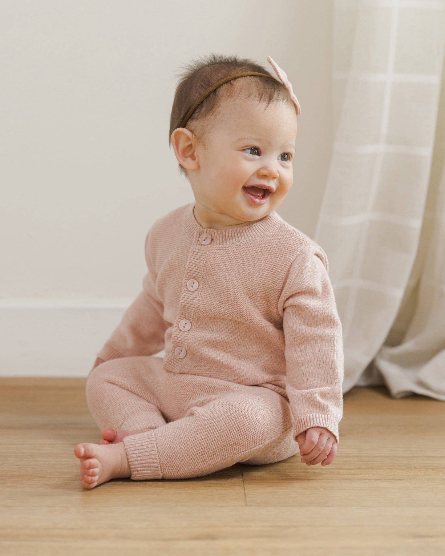 Knit Pant || Heathered Rose