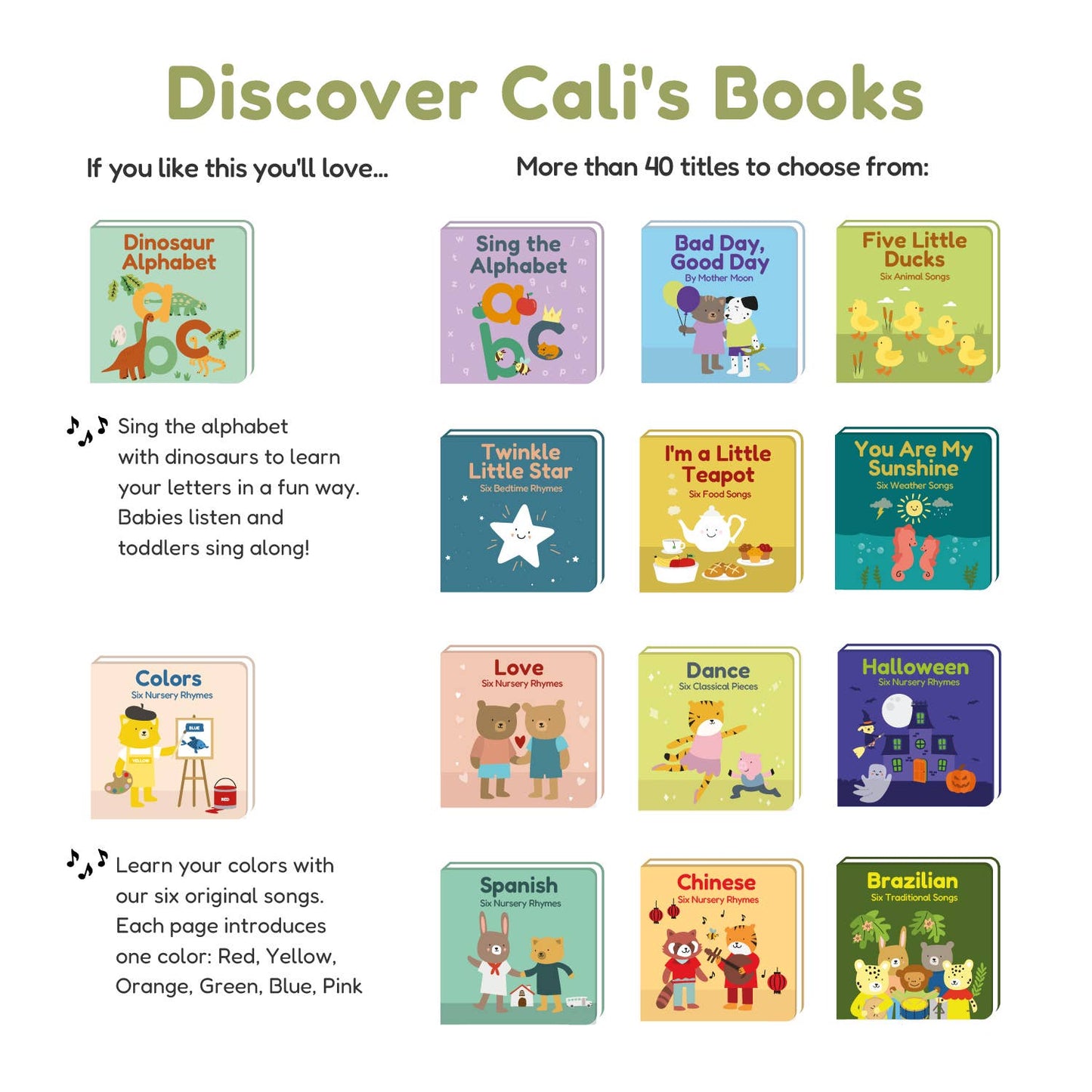 Calis Books Count: Sound Books for Toddlers