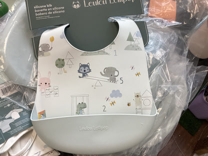 Loulou Lollipop Silicone Bib Printed