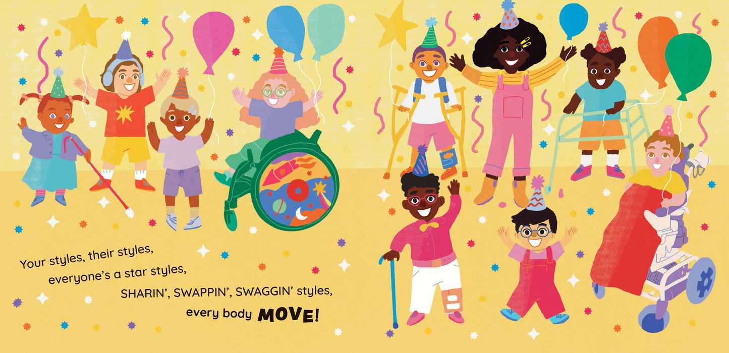 Every Body Move!: Hardcover w/ Audio & Video