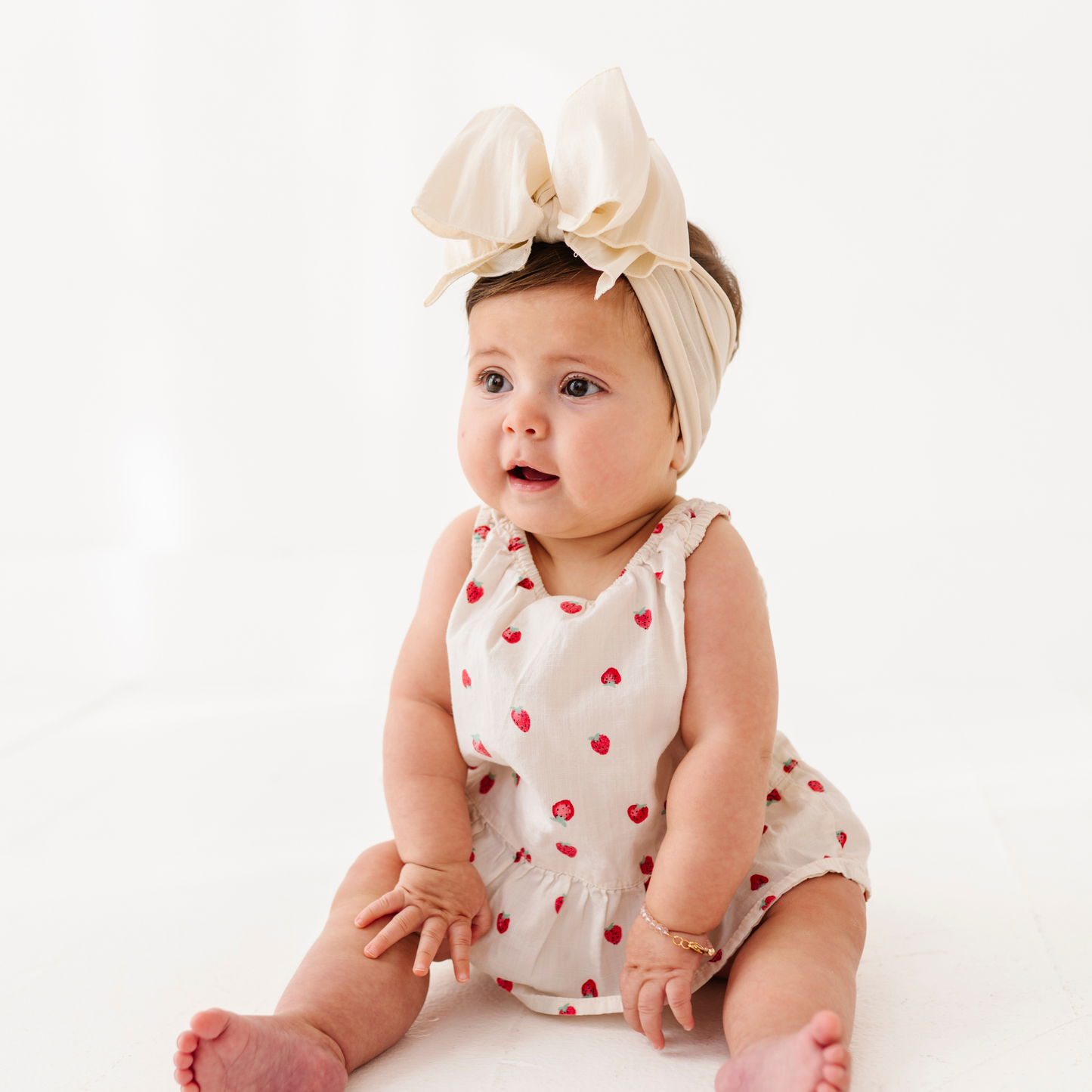 Baby Bling® Faux Silk Big Classic Bow on soft nylon headband