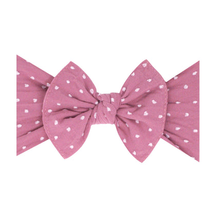 Baby Bling® Shabby Dot Knot soft nylon headband