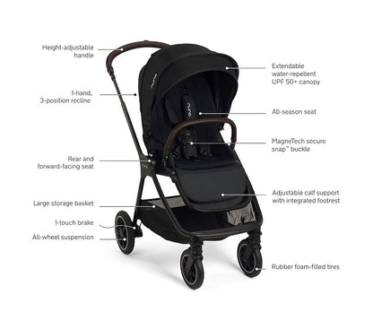 Nuna TRIV Next and PIPA Urbn Travel System