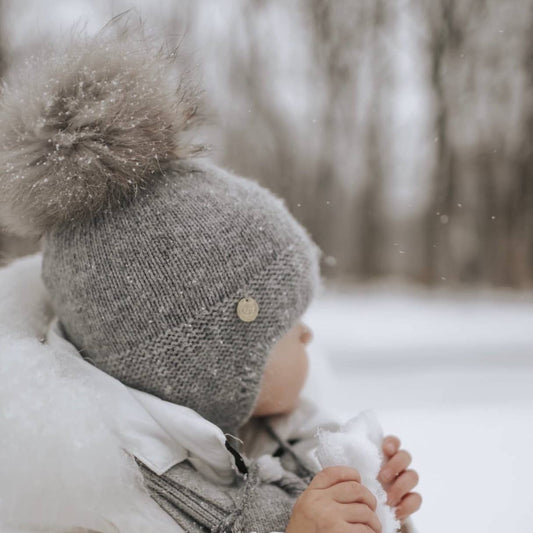 Petite Maison Kids. Cashmere Aviator Hat