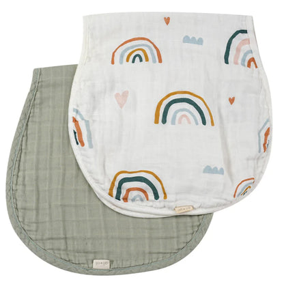 Bamboo Muslin Burp Cloth Set 2-Pack