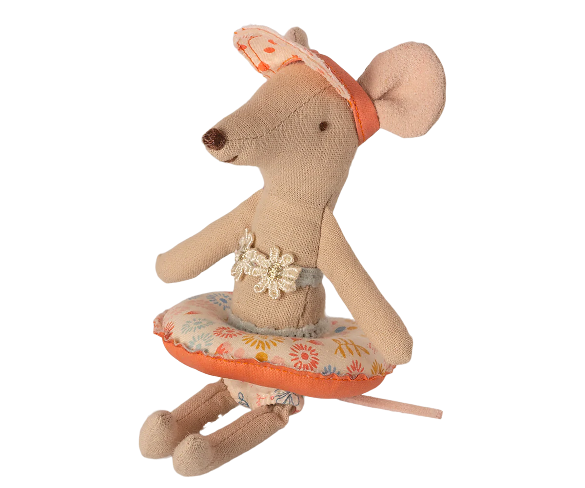 Maileg Tube, Small Mouse - Flower