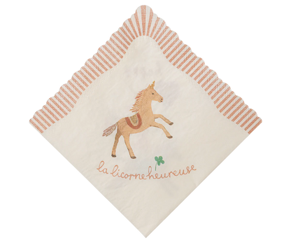 Napkin, Happy birthday - Unicorn (20 pcs)
