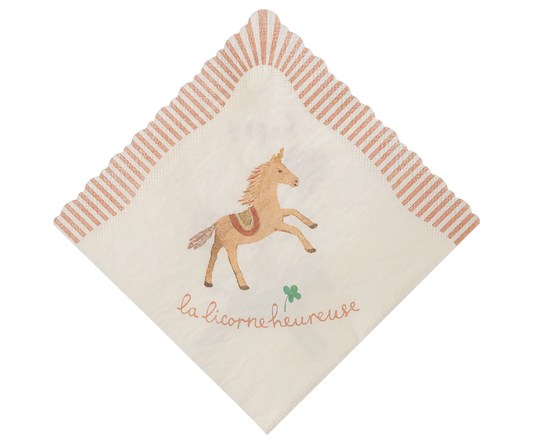 Napkin, Happy birthday - Unicorn (20 pcs)