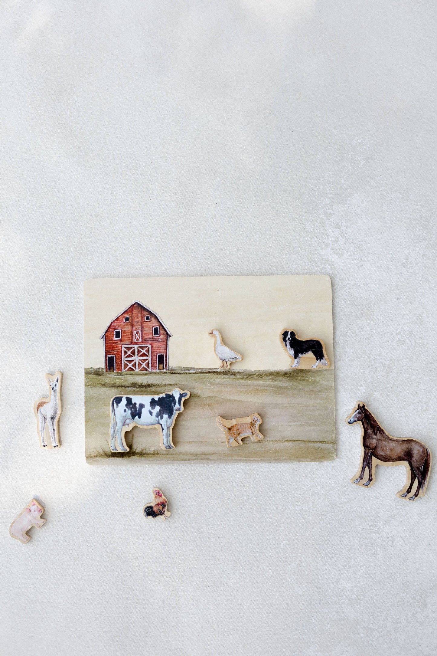 Farm Animals Wooden Puzzle: A Tabitha Paige Puzzle