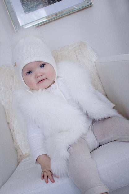 Petite Maison Kids. Cashmere Aviator Hat