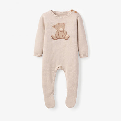 Elegant Baby TEDDY BEAR KNIT JUMPSUIT