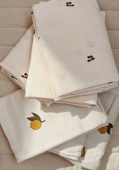 3 PACK MUSLIN CLOTH GOTS