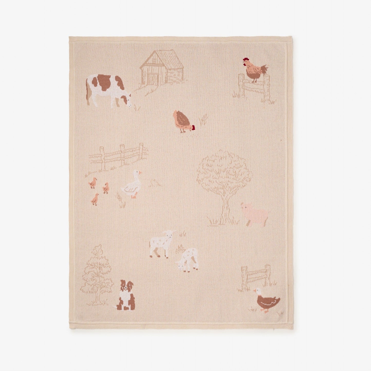 PETITE FARMSTEAD KNIT BLANKET