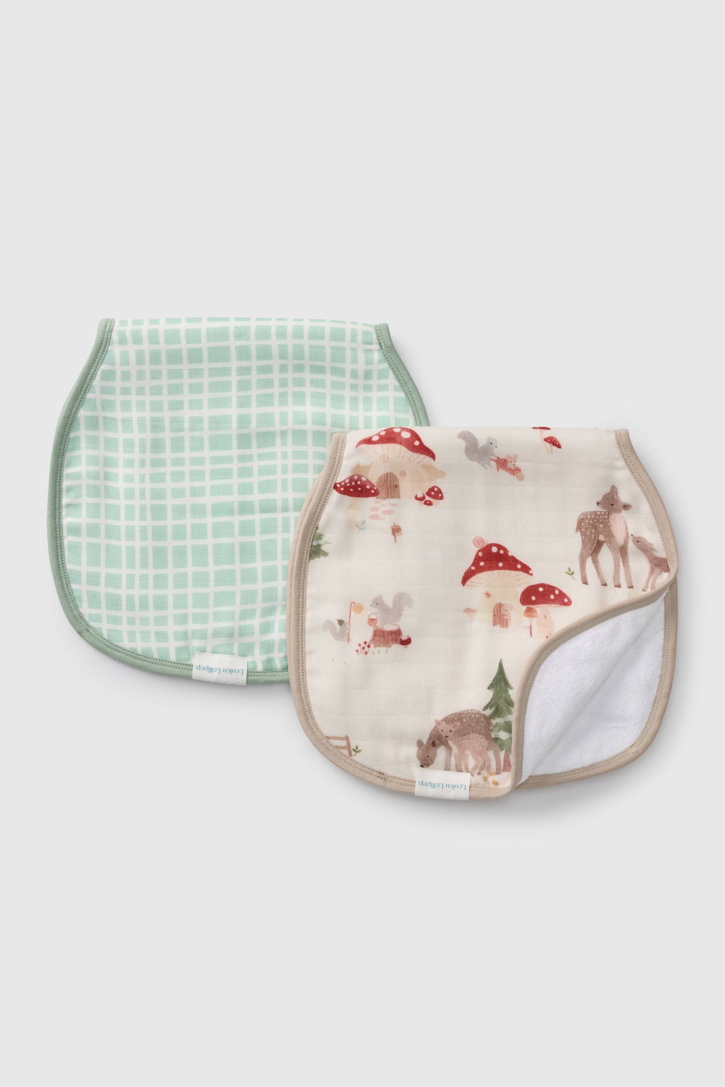 Loulou Lollipop Burp Cloth Set 2 pack