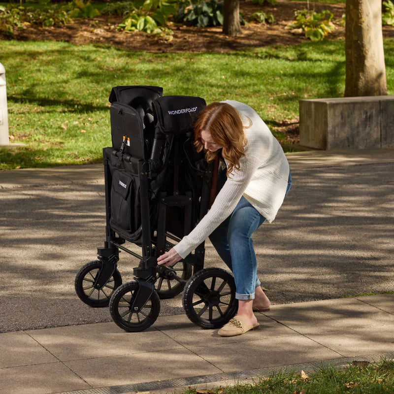 WonderFold W4 Luxe Pro 4-Seater Stroller Wagon